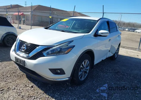 2018 Nissan Murano Sv z USA, uszkodzony, nr VIN 5N1AZ2MH4JN161683